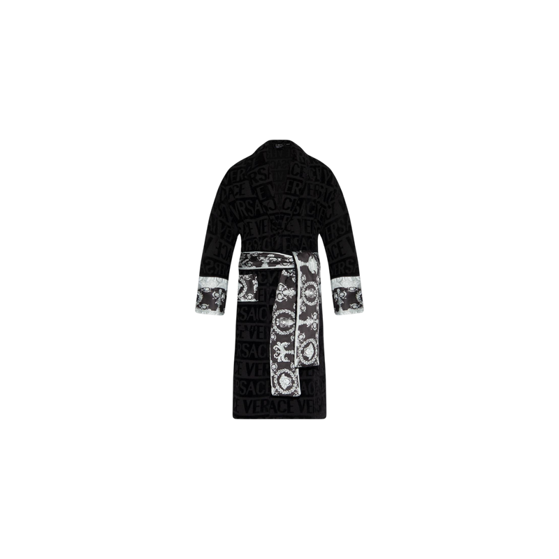 Versace I Love Baroque Belted Bathrobe