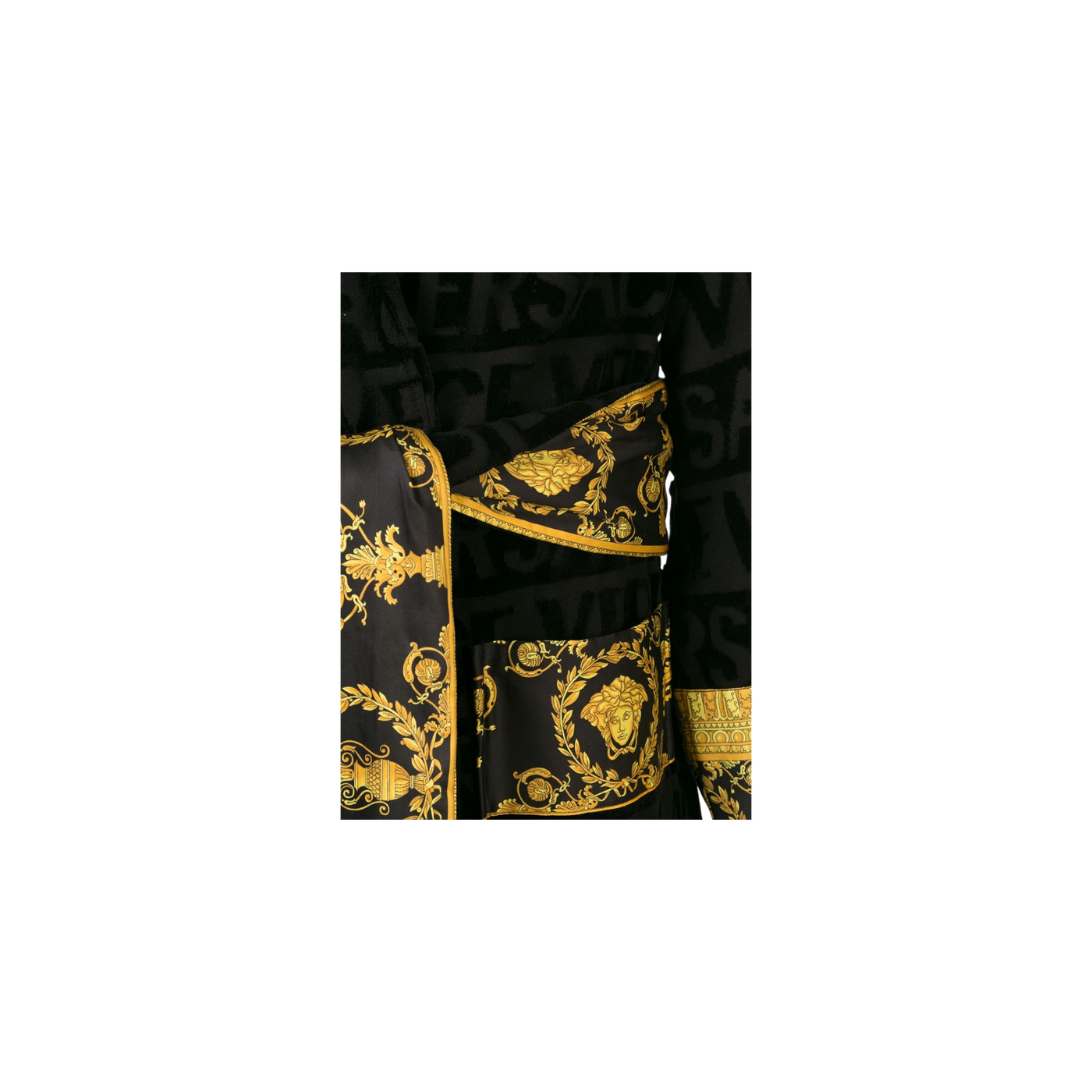 Versace I Love Baroque Belted Bathrobe