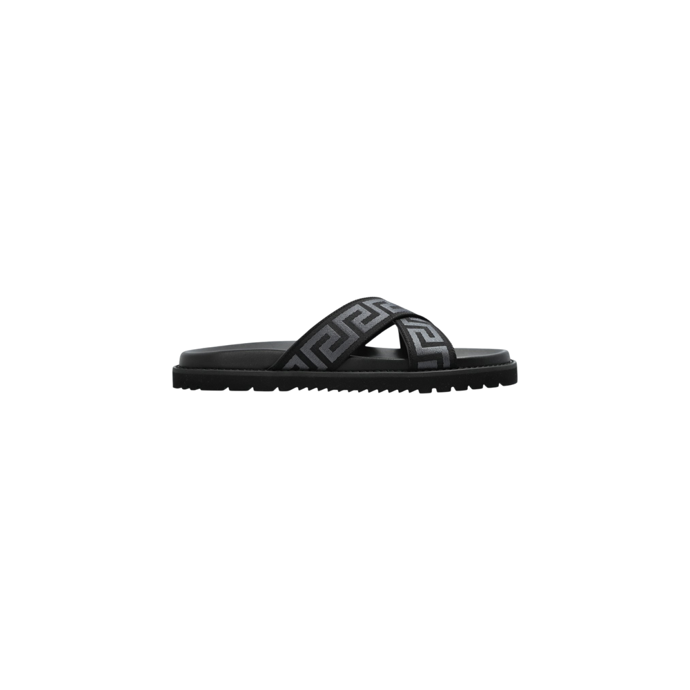 Versace Greca Open-Toe Slides