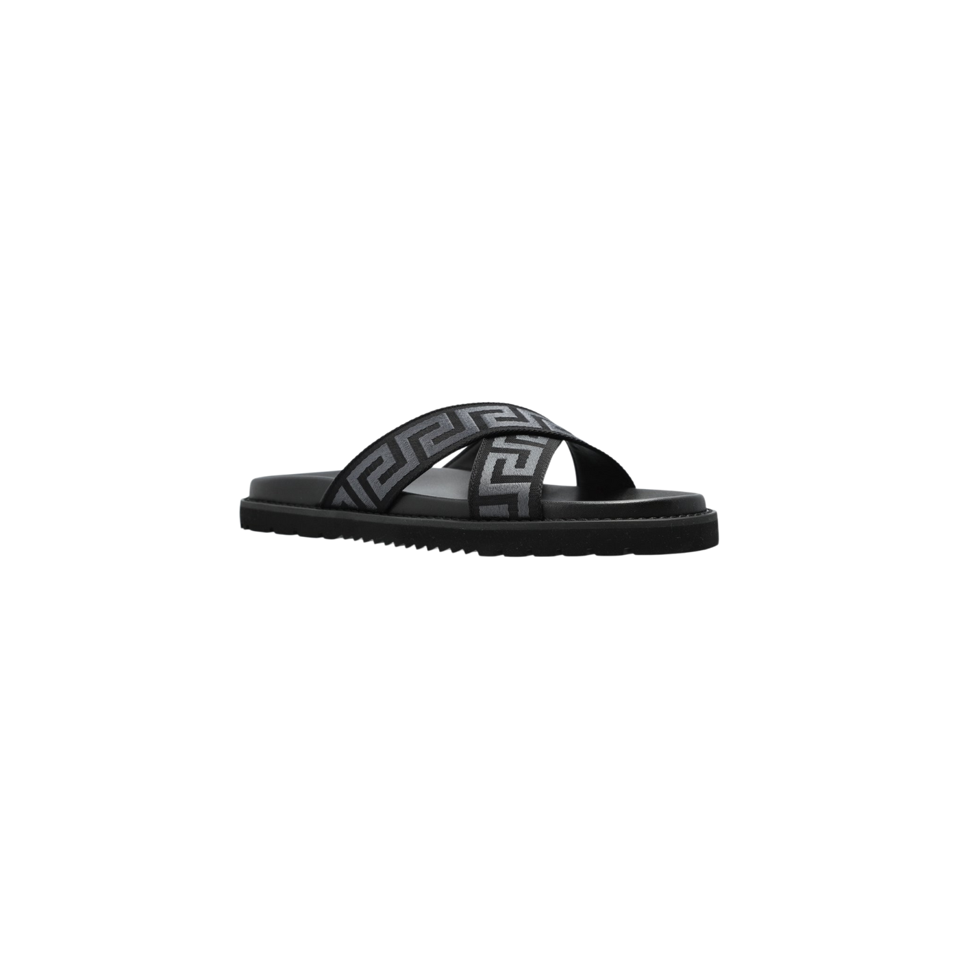 Versace Greca Open-Toe Slides