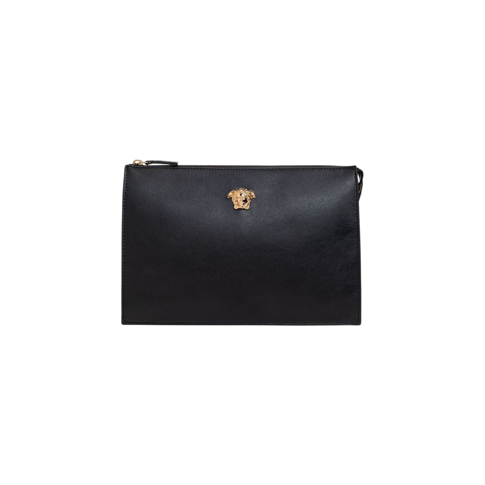 Versace Medusa-Head Zipped Clutch Bag