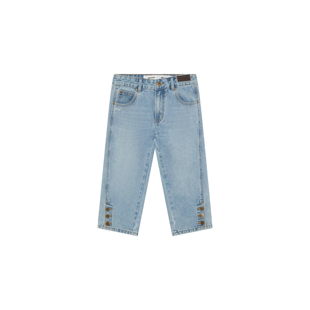 Eme Studios Vint Blue Denim Capri Pants