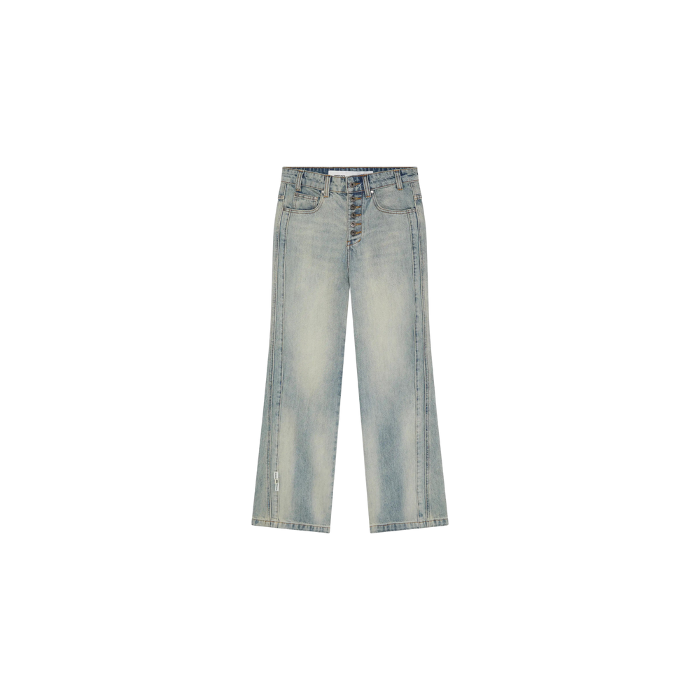 Eme Studios Vitel Flared Blue Denim Pants