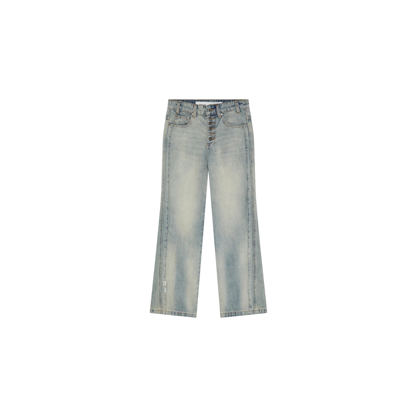 Eme Studios Vitel Flared Blue Denim Pants