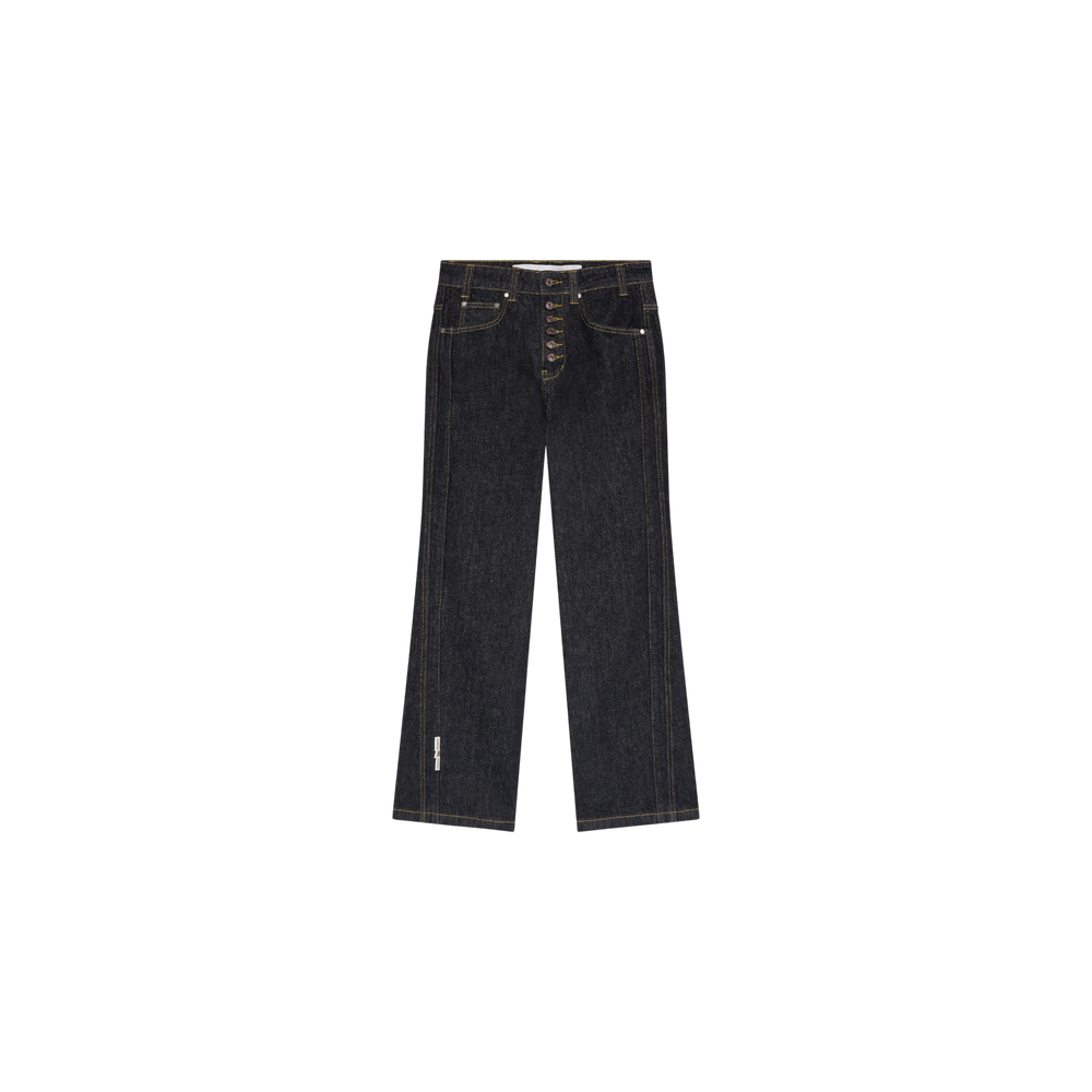 Eme Studios Vitel Flared Raw Denim Pants