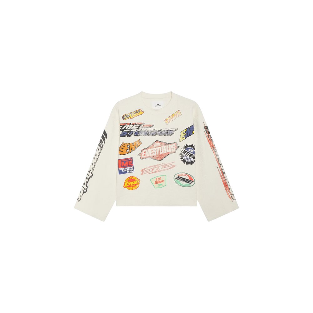 Eme Studios Waffle Off Sand Crewneck