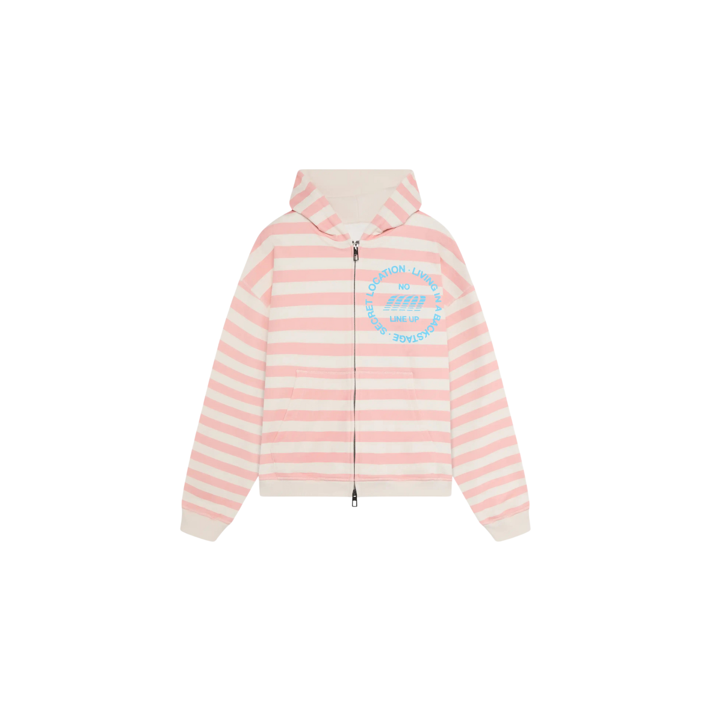 Eme Studios Wander Pink Cropped Boxy Full Zip
