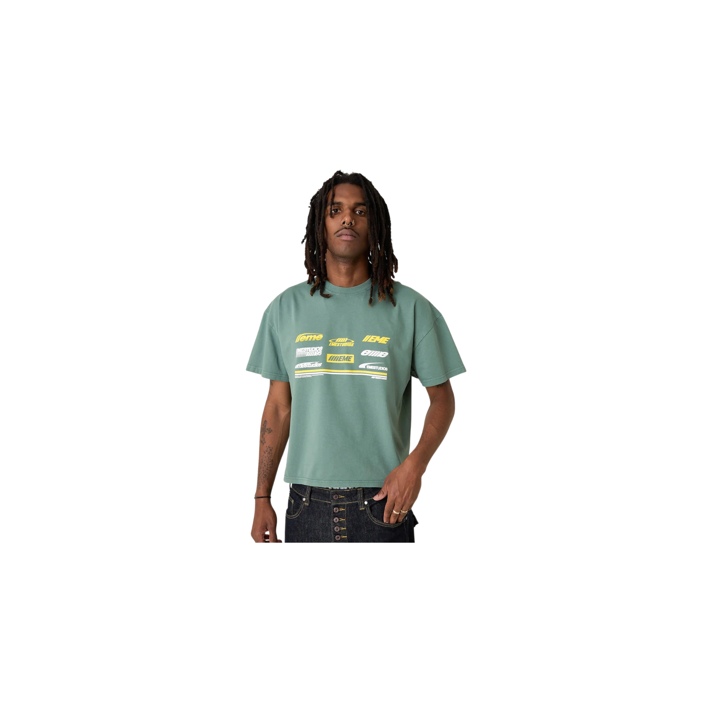 Eme Studios WCC Wreath Green Oversized T-Shirt