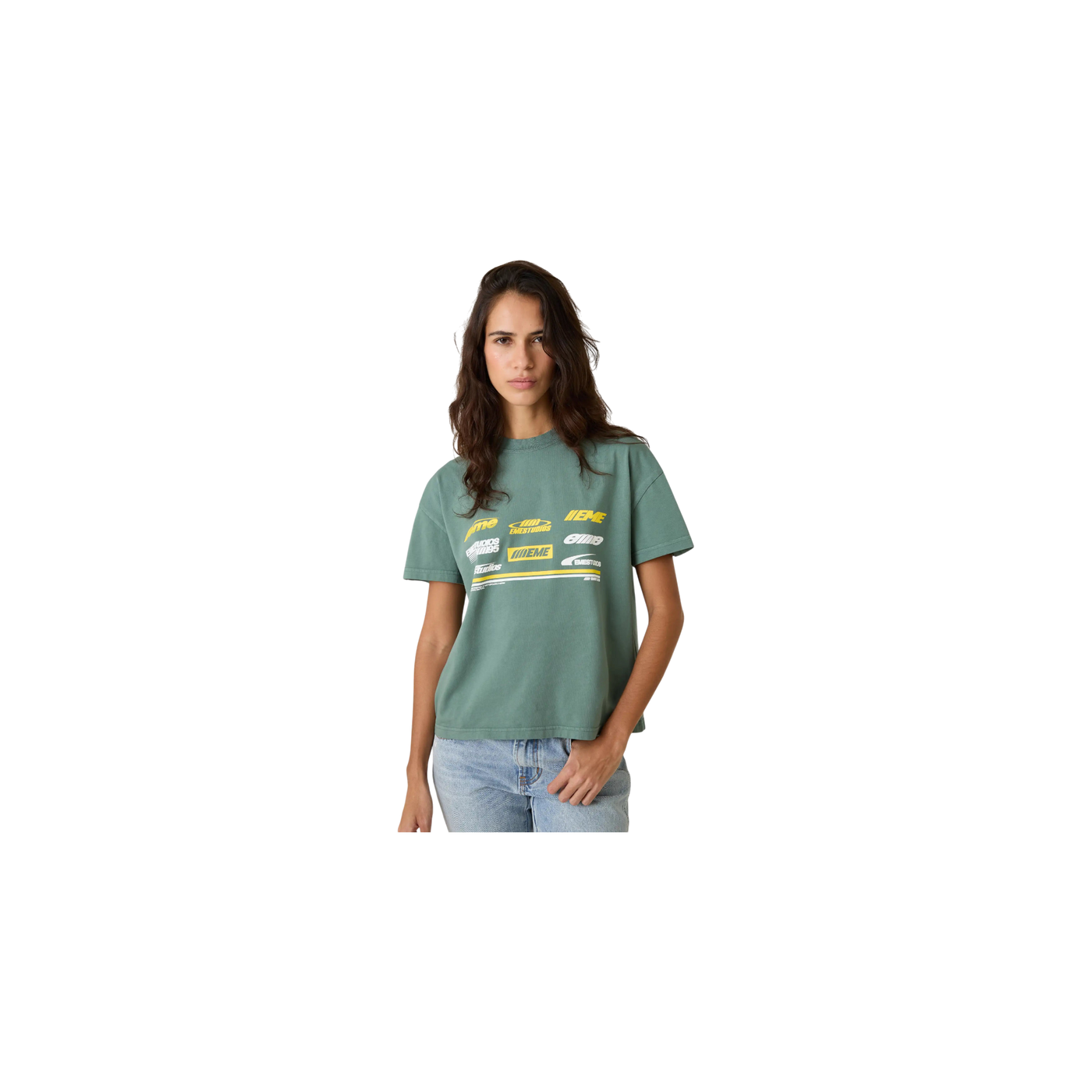Eme Studios WCC Wreath Green Oversized T-Shirt