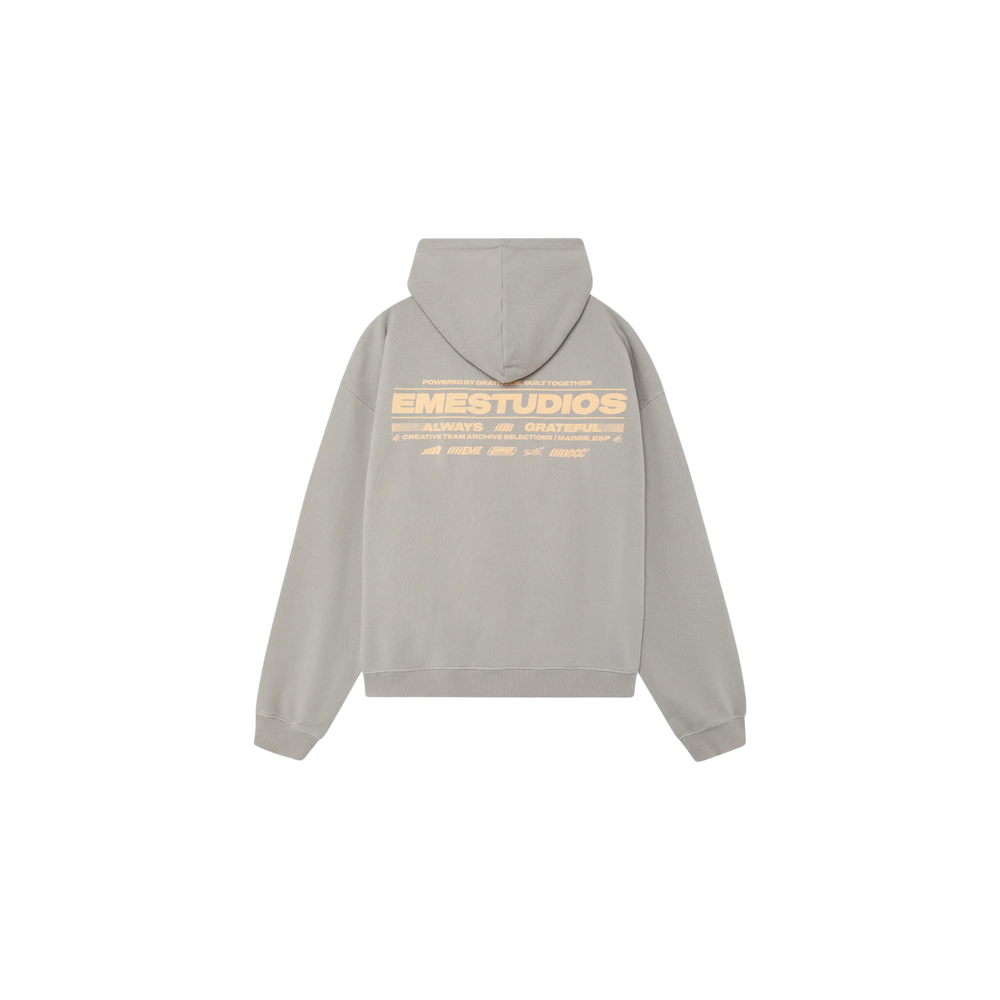 Eme Studios West Heather Grey Oversized Hoodie
