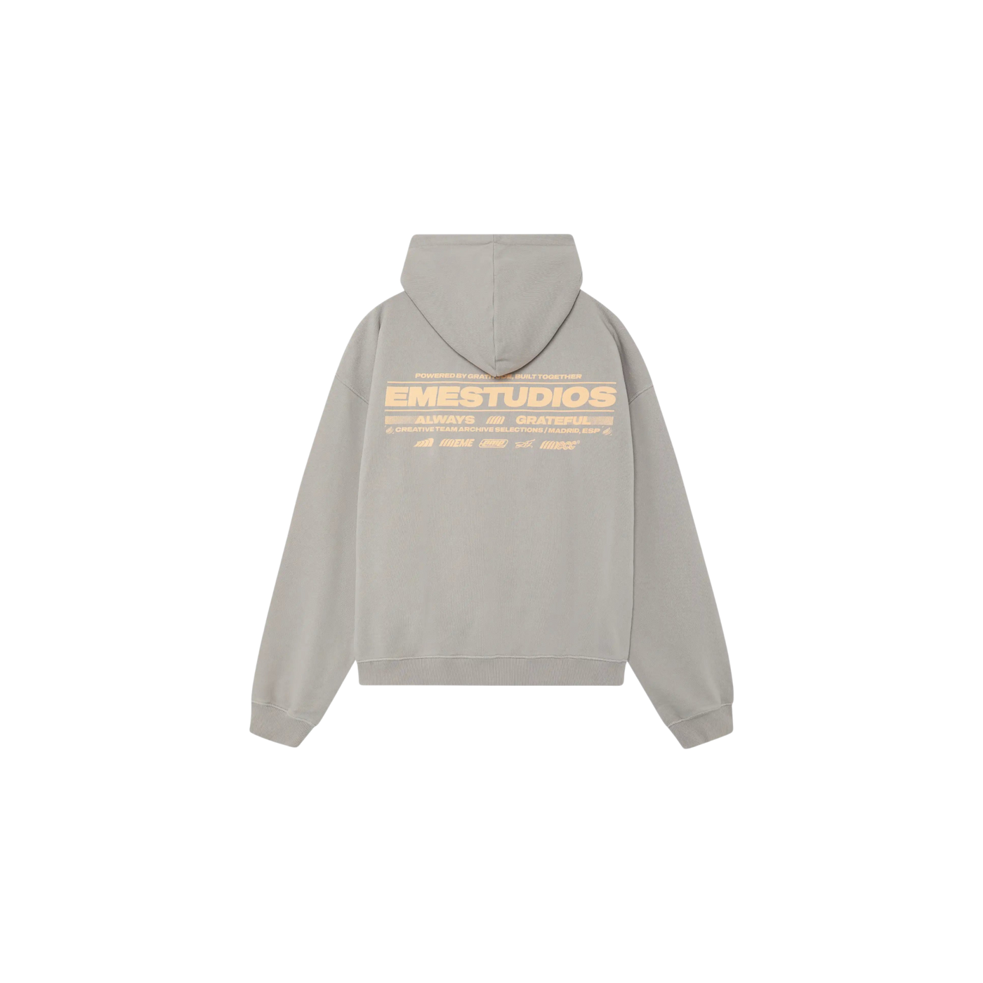 Eme Studios West Heather Grey Oversized Hoodie