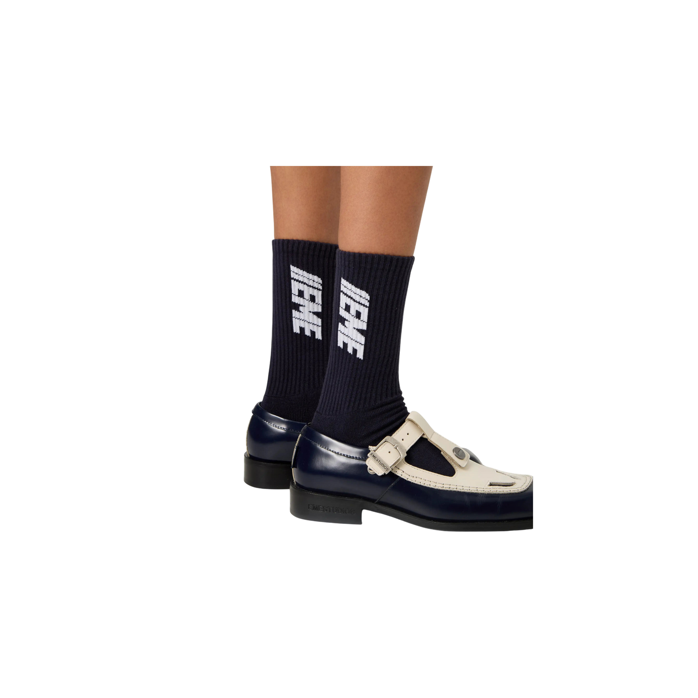 Eme Studios Wheelie Navy Socks