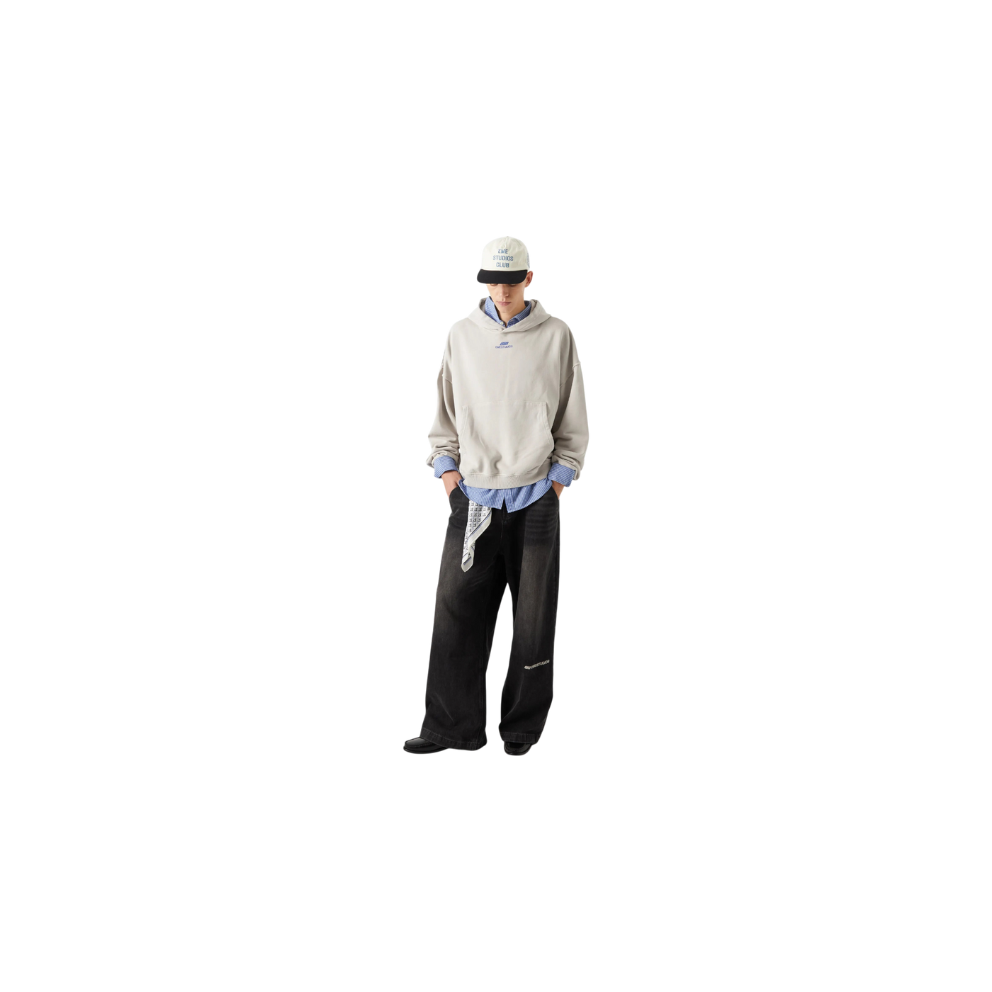 Eme Studios Whiz Soft Stone Oversized Hoodie