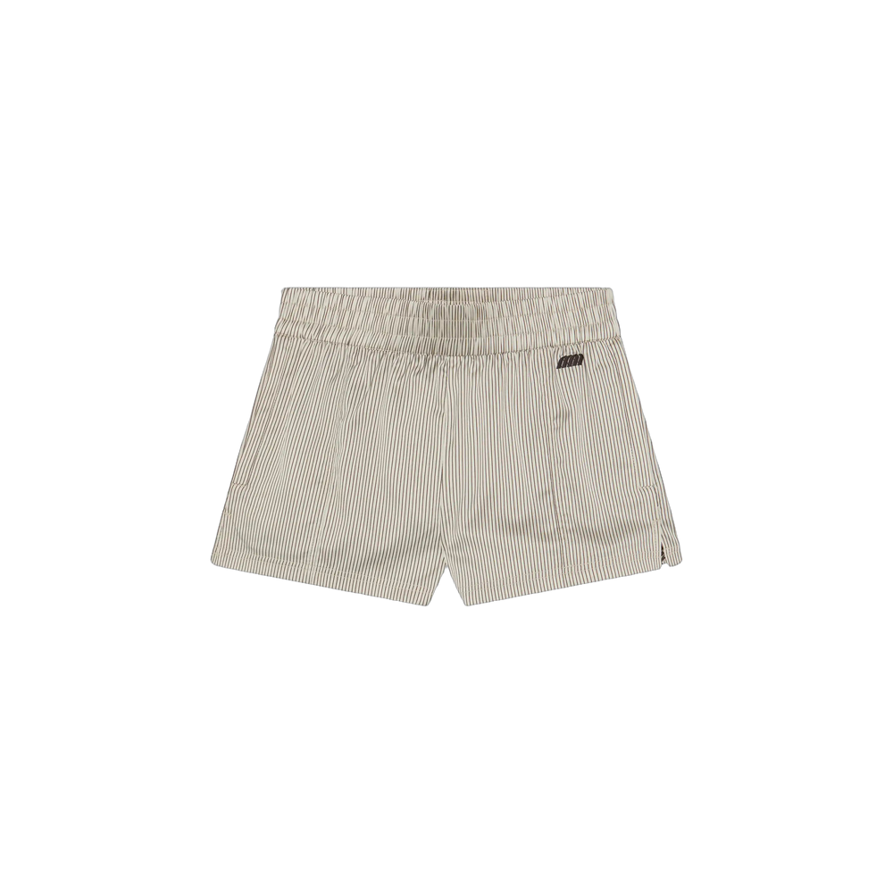 Eme Studios Yimmy Ecru Striped Shorts