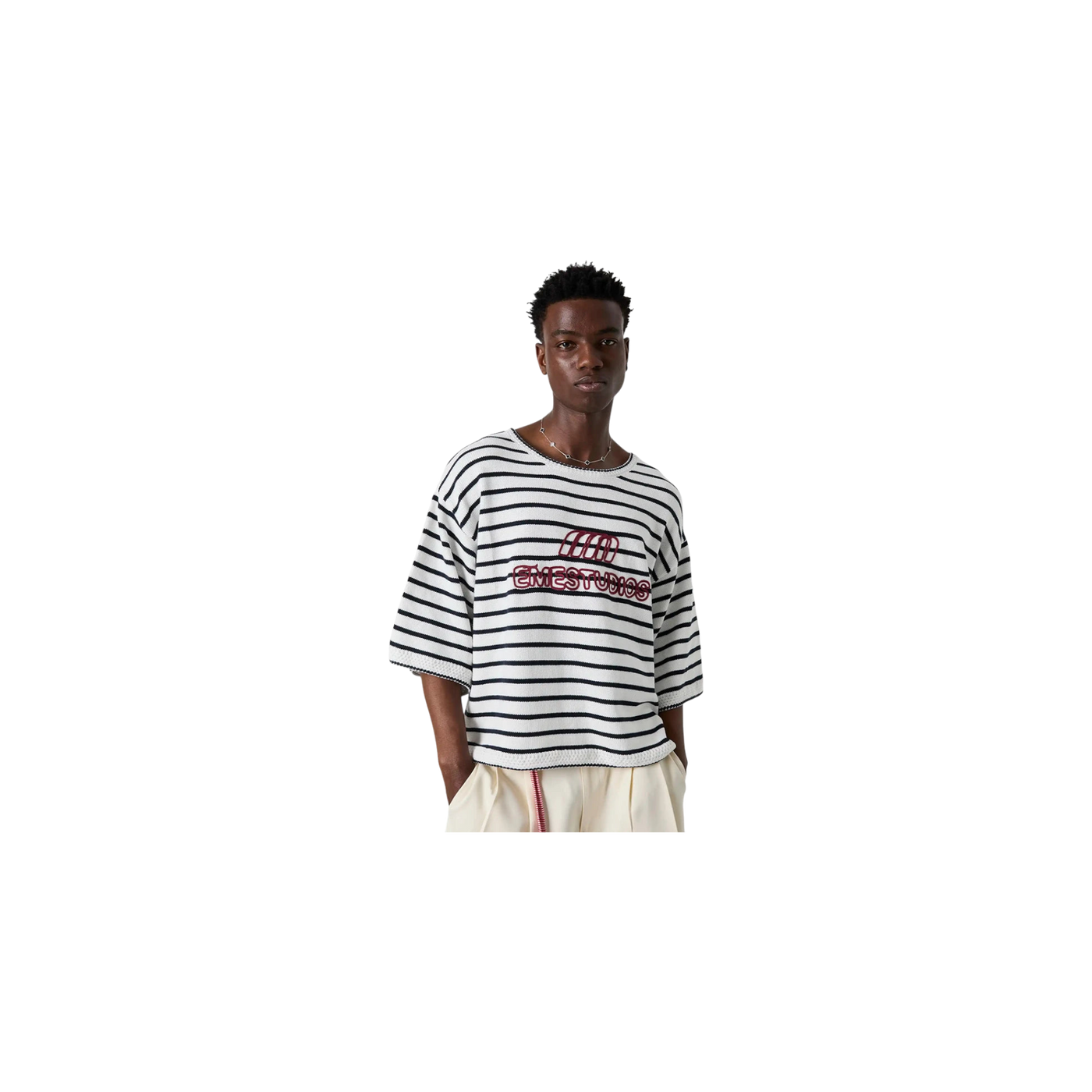 Eme Studios Yuli Pearl Knit T-Shirt