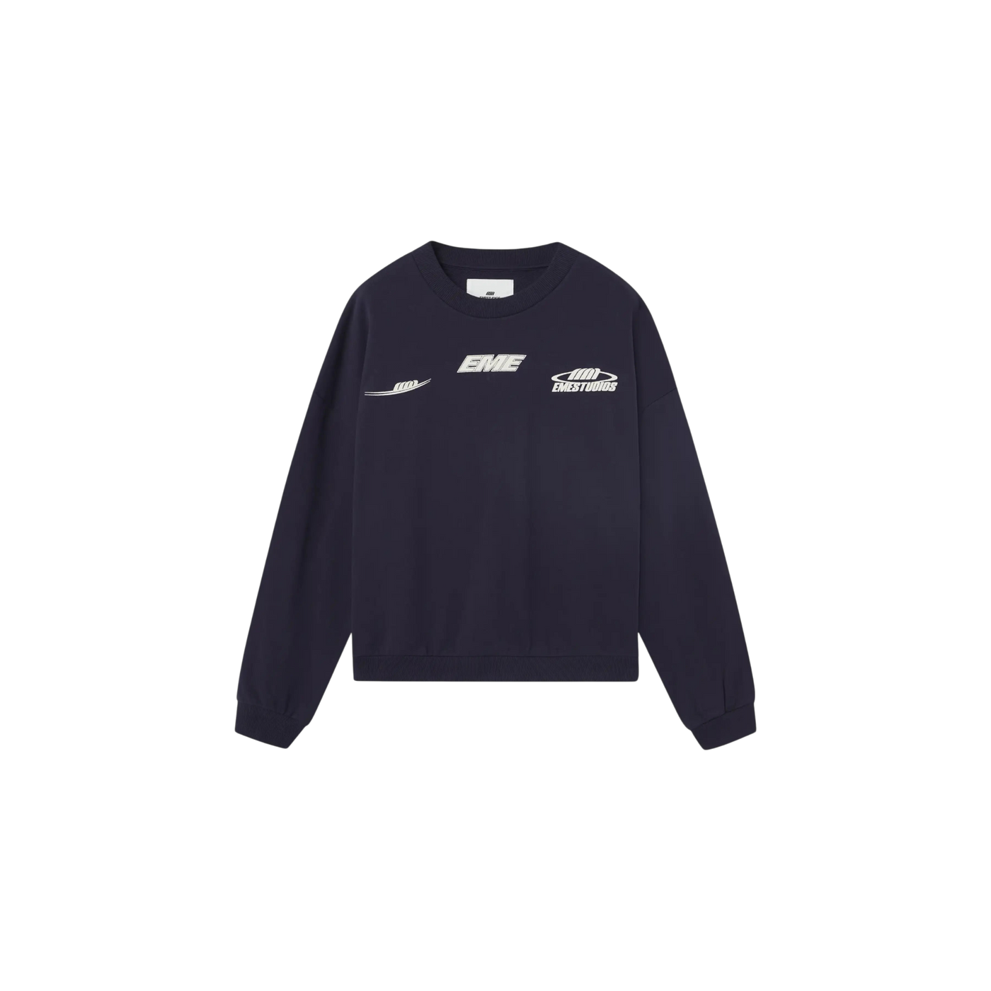 Eme Studios Zenit Navy Oversized Crewneck